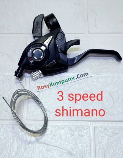 Shifter Shimano 3 Speed Kiri Operan + Handle Rem