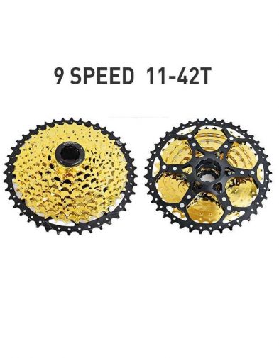 Sprocket Gold 9 Speed , 11-42T gear sepeda