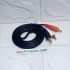 Kabel Audio Jack 3.5 to RCA (merah putih) 1.5m Gold