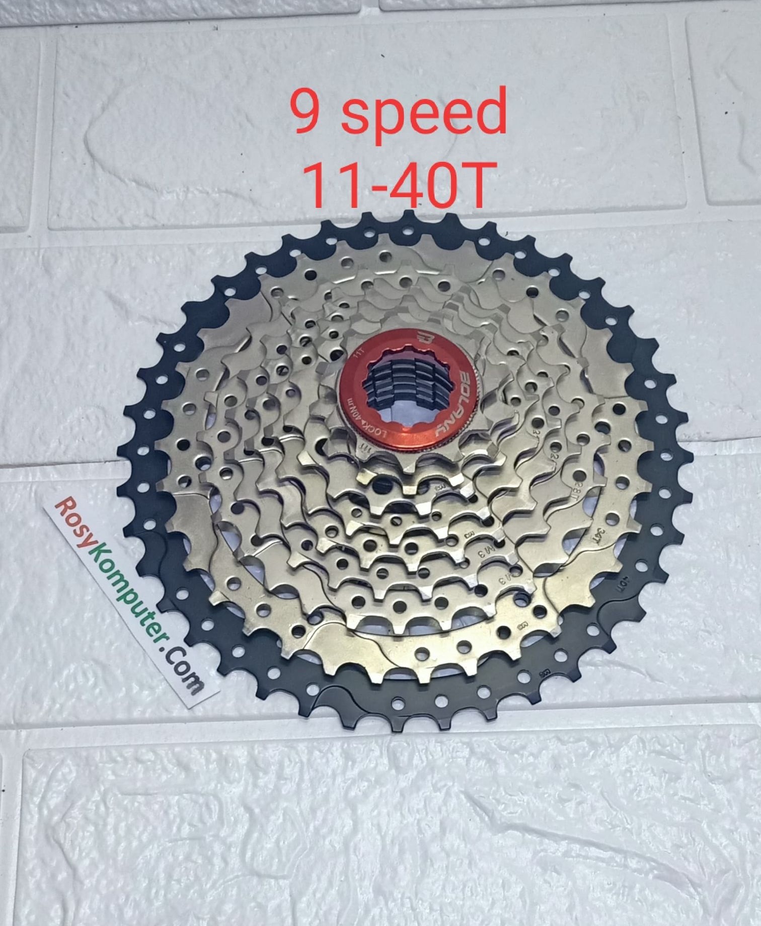 sprocket 9 speed gold