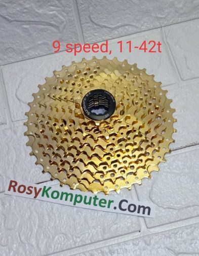 sprocket 9 speed gold