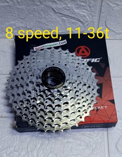 Sprocket Gear susun Sepeda 8 Speed 11-36T Pacific