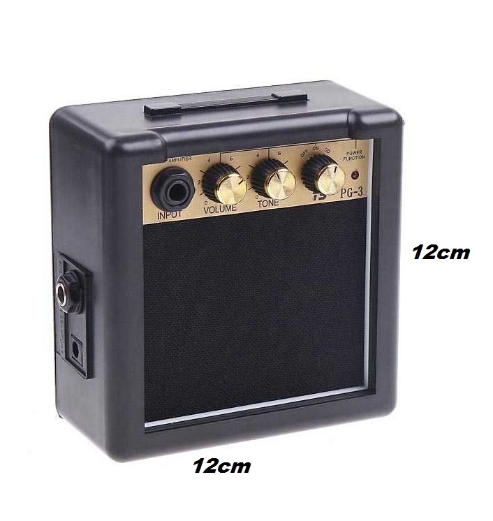 Jual Sound Speaker Gitar Mini, Amplifier Elektrik 3W Rosy Computer Malang