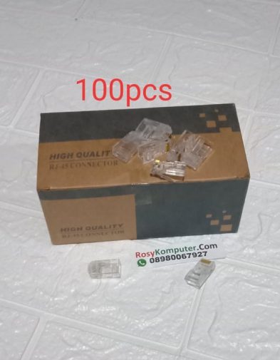 RJ45 Connector Lan 100 pcs / 1 Pak