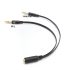 Splitter Audio 2 (mic + headset) to 1 Aux Output