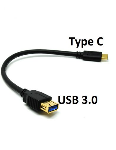 Kabel OTG Type C, USB 3.0 Tebal