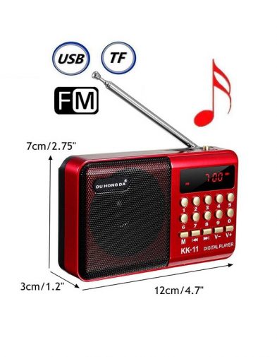 Radio + Mp3 player USB, TF