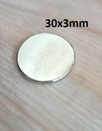 Magnet Neodymium Coin 30x3mm