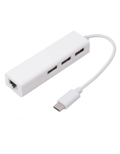 USB type C to LAN + 3 Port USB