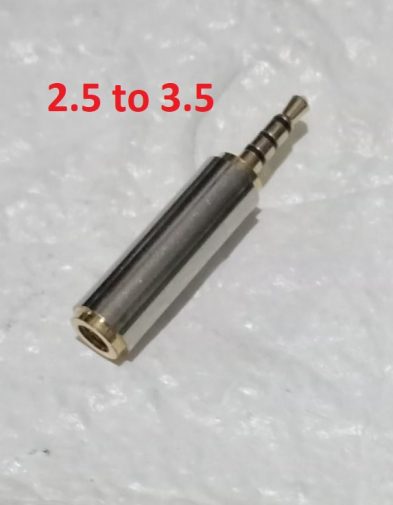 Jack Audio 2.5 to 3,5 mm