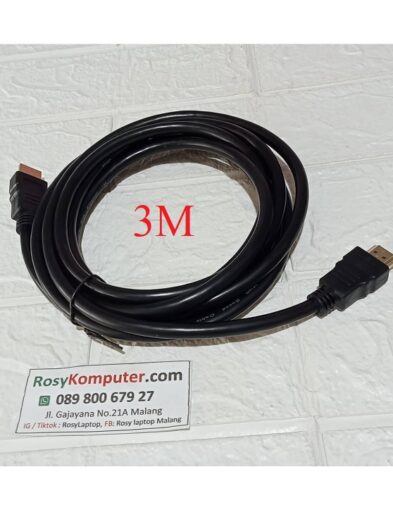 Kabel HDMI 3 Meter Hitam