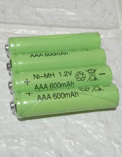 Baterai AAA Cas 600mah ( Hijau / Kuning ) 1biji