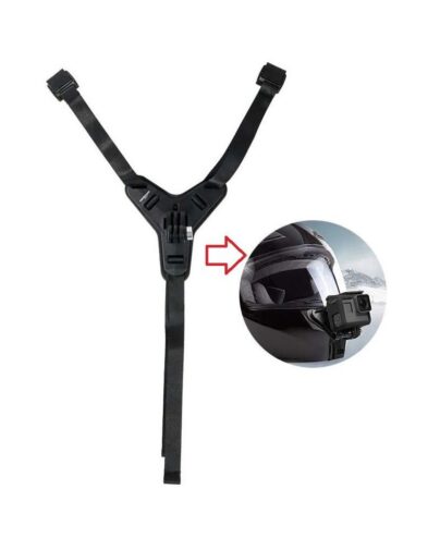 Strap tali holder mounting Mulut helm gopro yi came