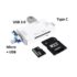 Cardreader OTG micro, SD card, USB, type c