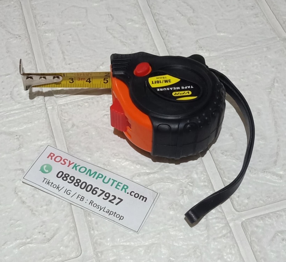 Jual Meteran Gulung tukang 3m - Rosy Computer Malang
