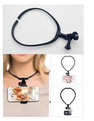 Holder Kalung Leher tuk Hp / Action camera