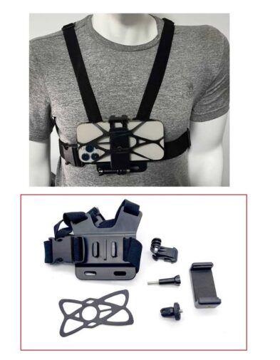 Holder mounting Hp di dada / action camera