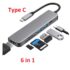 Type C To HDTV / HDMI, USB, Cardreader 6in1