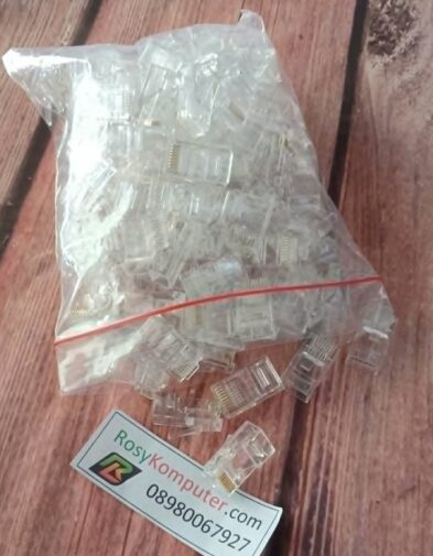 Connector Socket Rj45 Cat5 1 Pak ( 100 Pcs)